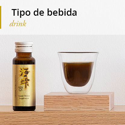 De alto peso molecular Fucoidan y Agaricus Suplemento "UminoShizuku" Tipo de Bebida