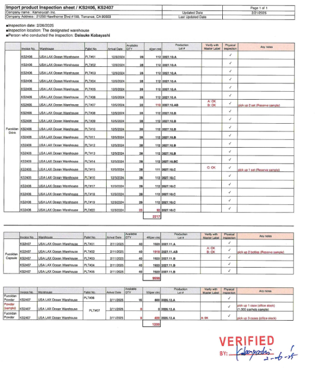 Import Inspection Records